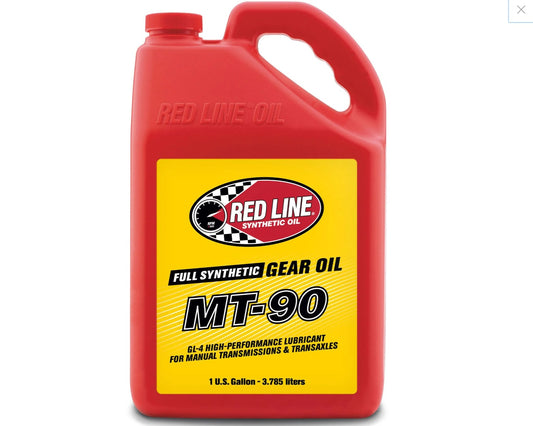 RED LINE MT90 75W-90 GL4 Synthetic Manual Gear Oil 1US Gallon