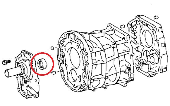Toyota R154 Gearbox Front Oil Seal