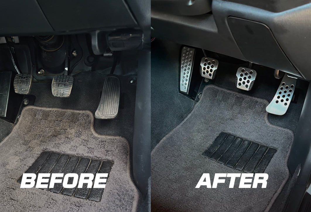 Nissan Skyline R34 GTR Pedal Cover & Foot Rest Set