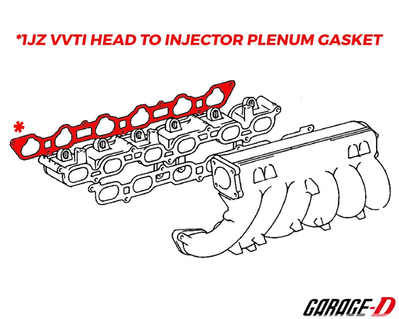 Toyota 1JZ VVTi Head To Injector Plenum Gasket