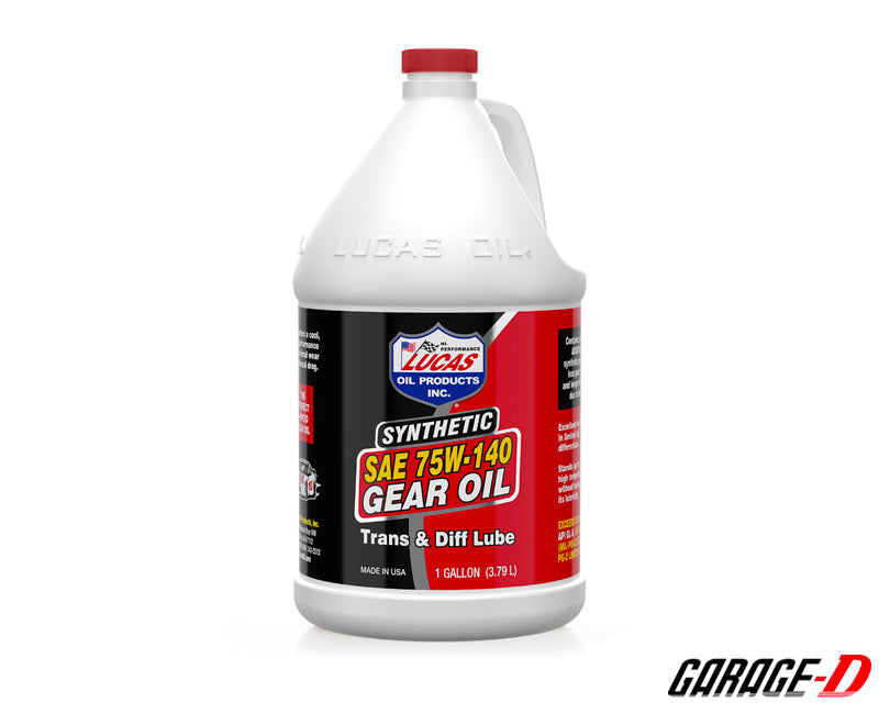 Lucas Oil 75W-140 Synthetic Gear Oil (3.79L)