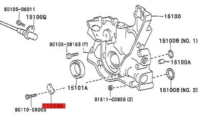 Genuine OEM Toyota 1JZGTE Timing Belt Retainer