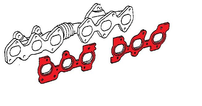 2JZ-GTE Exhaust Manifold Gaskets