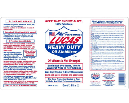 Lucas Oil Heavy Duty Oil Stabilizer 1L