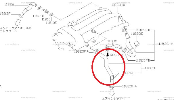 Nissan Silvia S14 / S15 SR20DET Front Breather Pipe