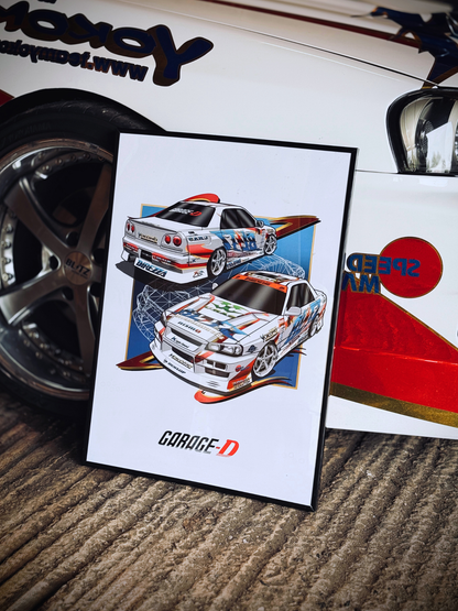 GARAGE-D - BLITZ X URAS ER34 A2 POSTER