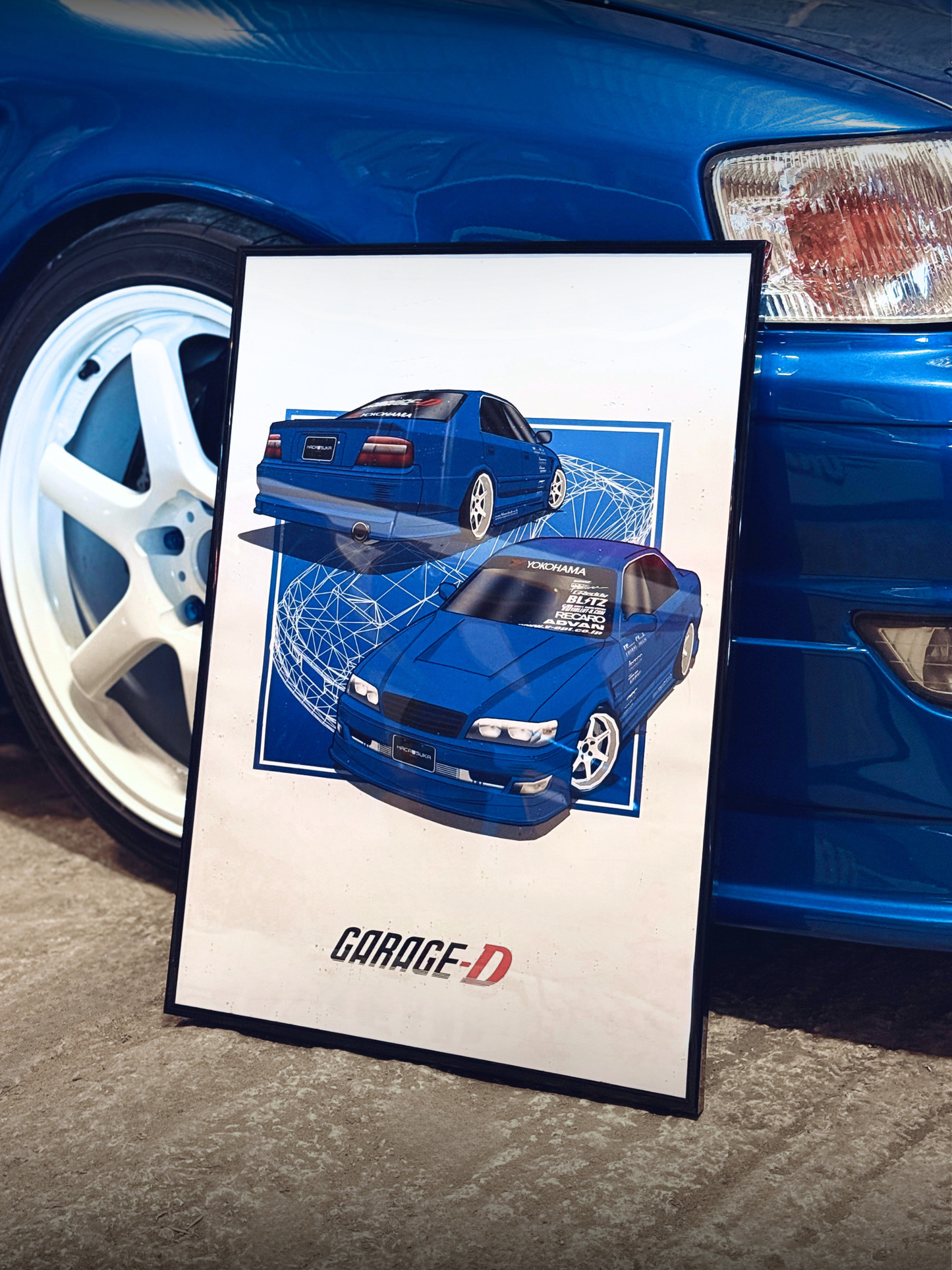 GARAGE-D - HIPPOSLEEK JZX100 A2 POSTER