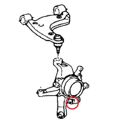 Toyota JZX110 / JZS171 Knuckle Joint Bush