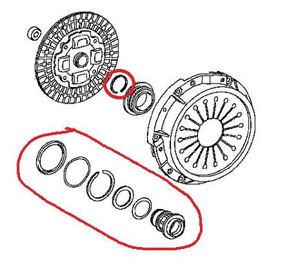 Toyota OEM R154 Clutch Release Bearing Assembly