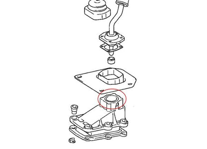 Toyota R154 Internal Shift Housing Bush