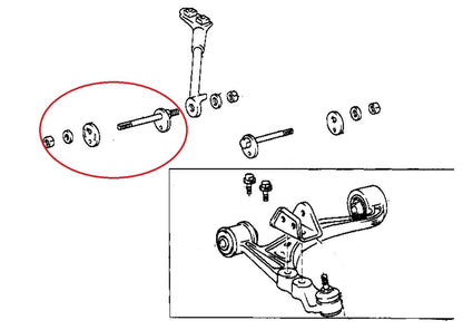 Toyota Supra JZA80 / Soarer JZZ30 Front Lower Arm Front Eccentric Bolt