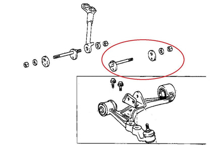 Toyota Supra JZA80 / Soarer JZZ30 Front Lower Arm Rear Eccentric Bolt