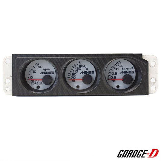 Mines Nissan Skyline R33 GTR Triple Gauge Pod